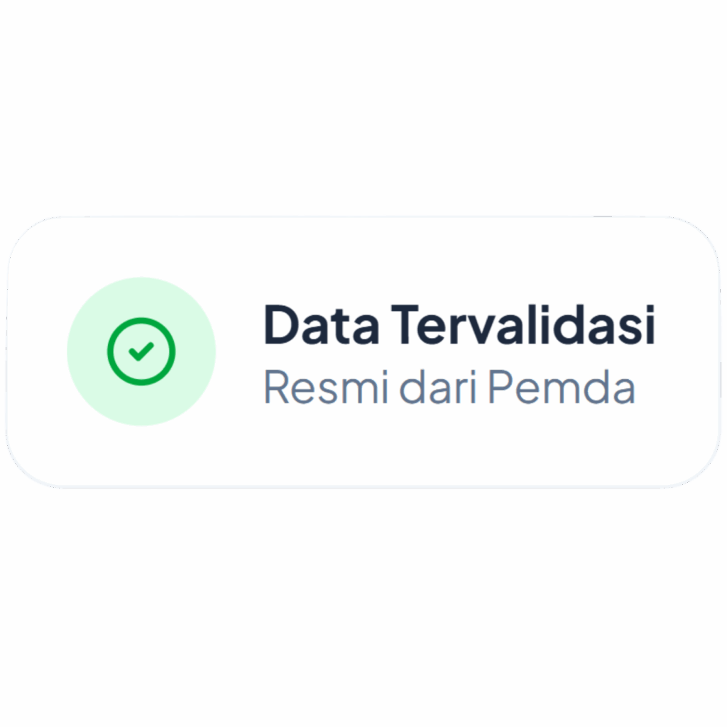 Data Tervalidasi Resmi dari Pemda
